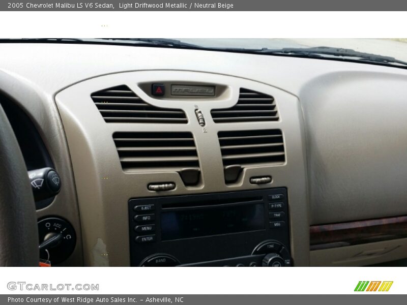 Light Driftwood Metallic / Neutral Beige 2005 Chevrolet Malibu LS V6 Sedan