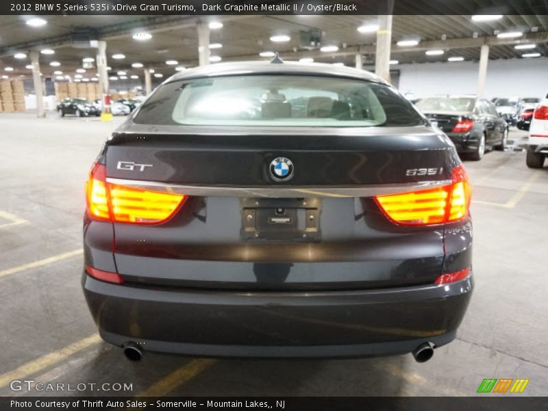 Dark Graphite Metallic II / Oyster/Black 2012 BMW 5 Series 535i xDrive Gran Turismo