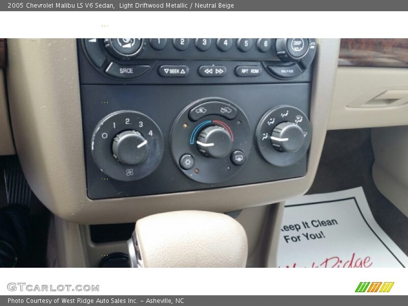 Light Driftwood Metallic / Neutral Beige 2005 Chevrolet Malibu LS V6 Sedan