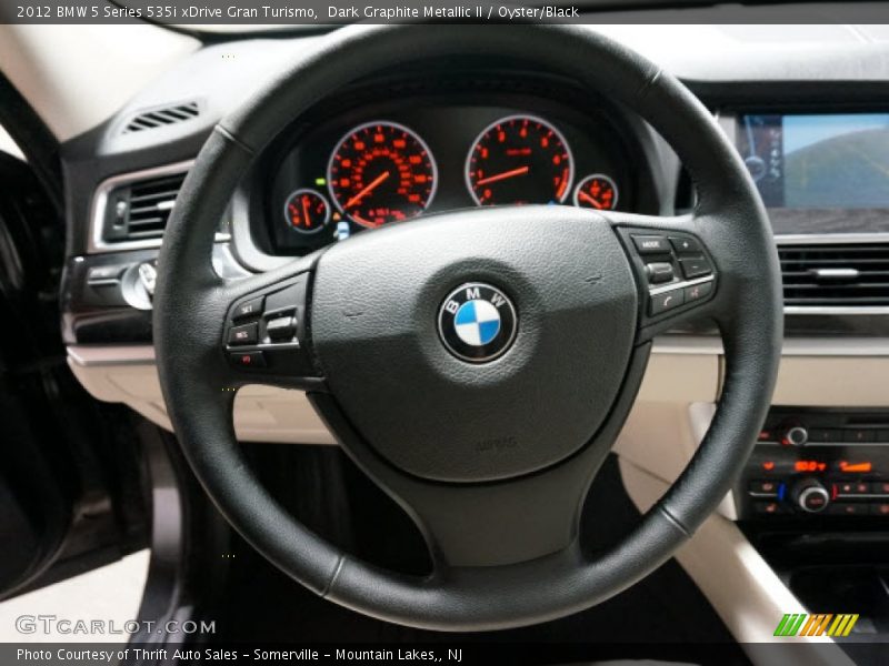 Dark Graphite Metallic II / Oyster/Black 2012 BMW 5 Series 535i xDrive Gran Turismo