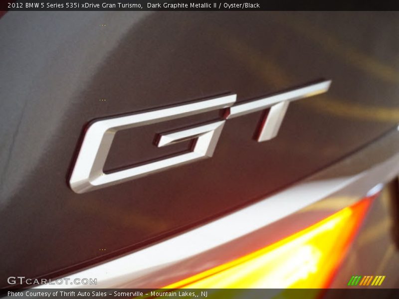 Dark Graphite Metallic II / Oyster/Black 2012 BMW 5 Series 535i xDrive Gran Turismo