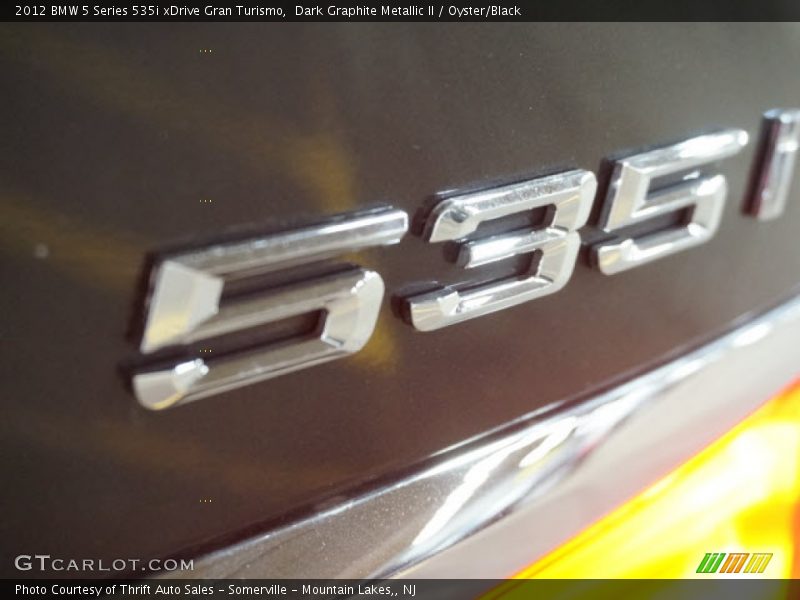 Dark Graphite Metallic II / Oyster/Black 2012 BMW 5 Series 535i xDrive Gran Turismo
