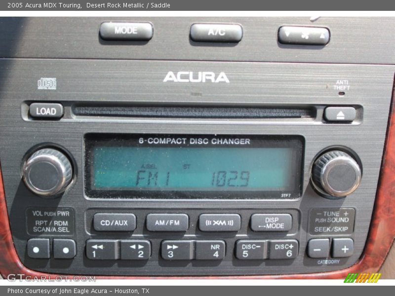 Desert Rock Metallic / Saddle 2005 Acura MDX Touring