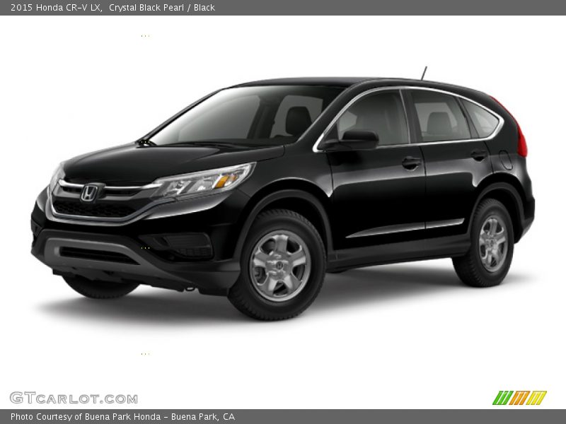 Crystal Black Pearl / Black 2015 Honda CR-V LX