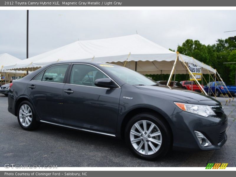 Magnetic Gray Metallic / Light Gray 2012 Toyota Camry Hybrid XLE