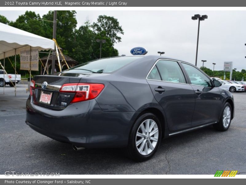 Magnetic Gray Metallic / Light Gray 2012 Toyota Camry Hybrid XLE