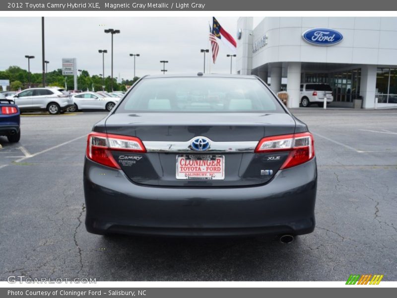 Magnetic Gray Metallic / Light Gray 2012 Toyota Camry Hybrid XLE