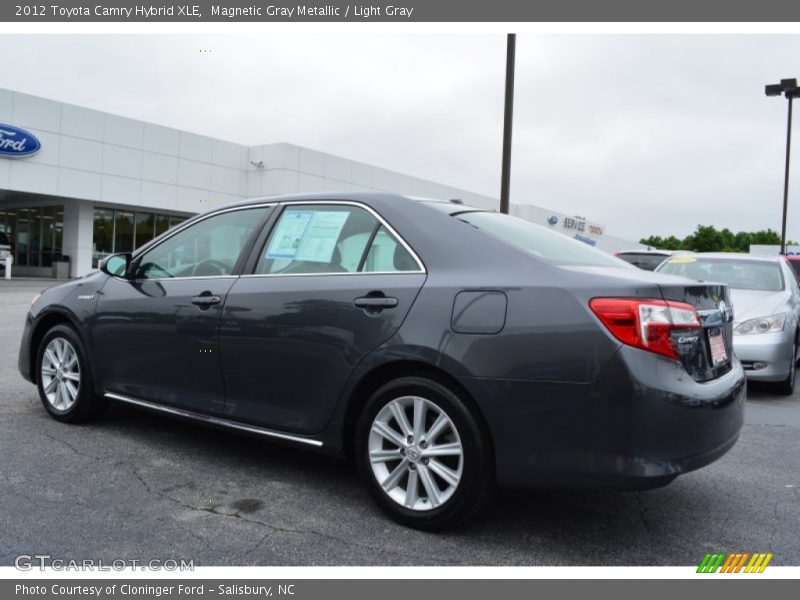 Magnetic Gray Metallic / Light Gray 2012 Toyota Camry Hybrid XLE
