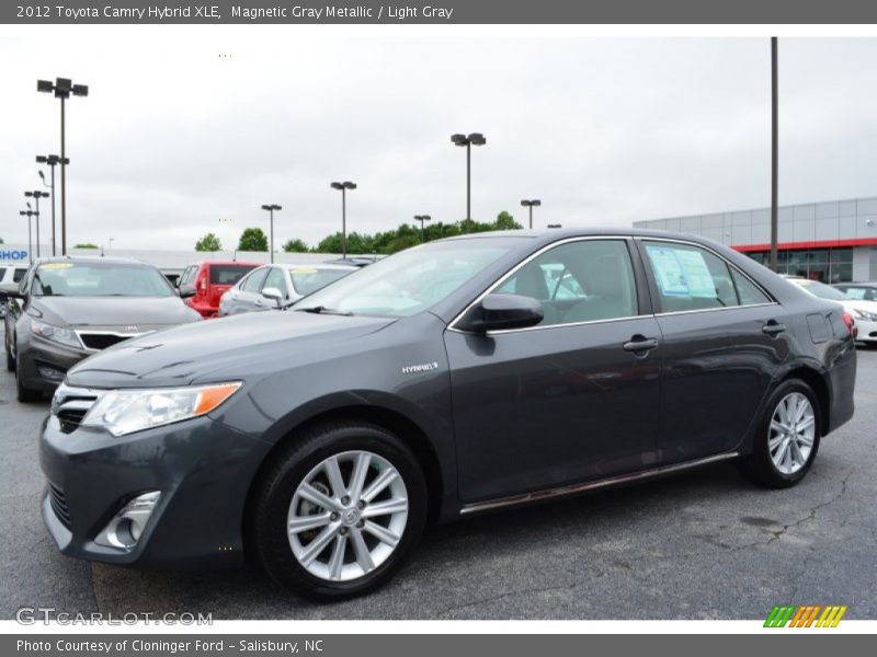 Magnetic Gray Metallic / Light Gray 2012 Toyota Camry Hybrid XLE