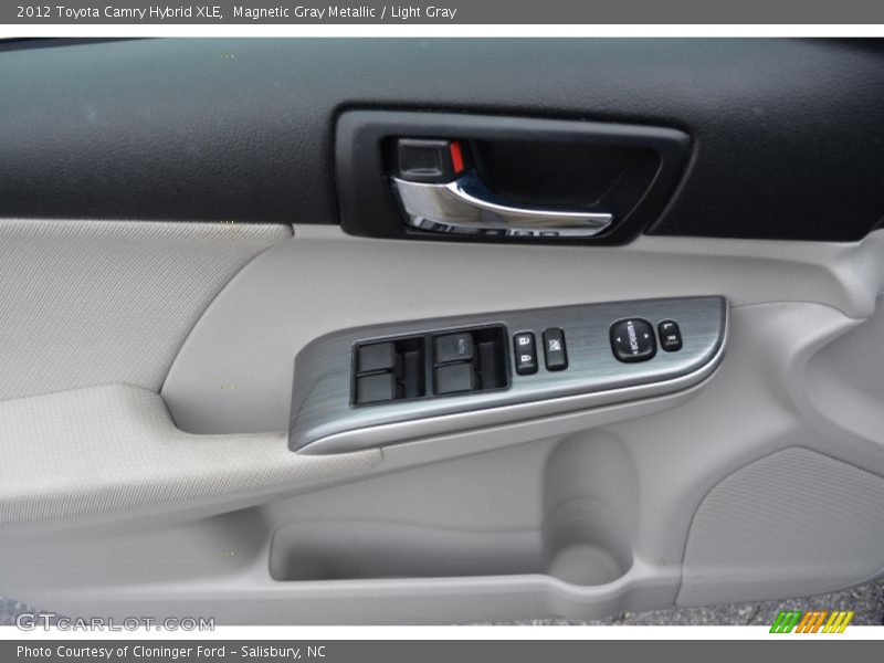 Magnetic Gray Metallic / Light Gray 2012 Toyota Camry Hybrid XLE