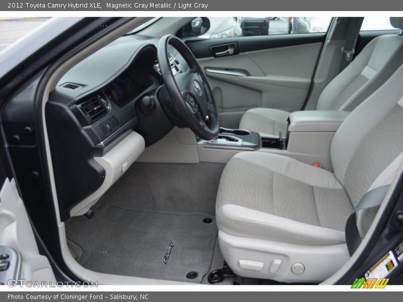 Magnetic Gray Metallic / Light Gray 2012 Toyota Camry Hybrid XLE