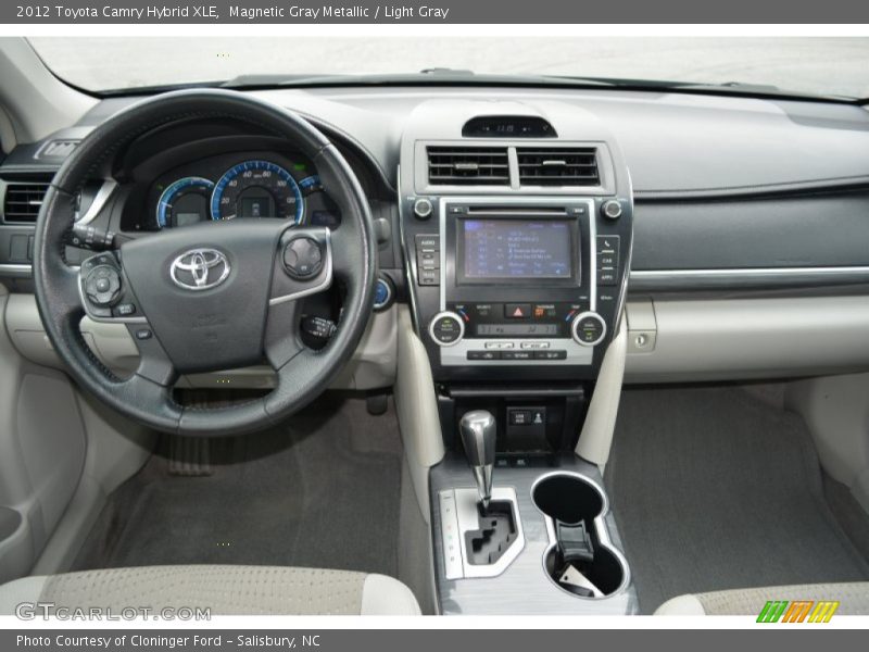 Magnetic Gray Metallic / Light Gray 2012 Toyota Camry Hybrid XLE