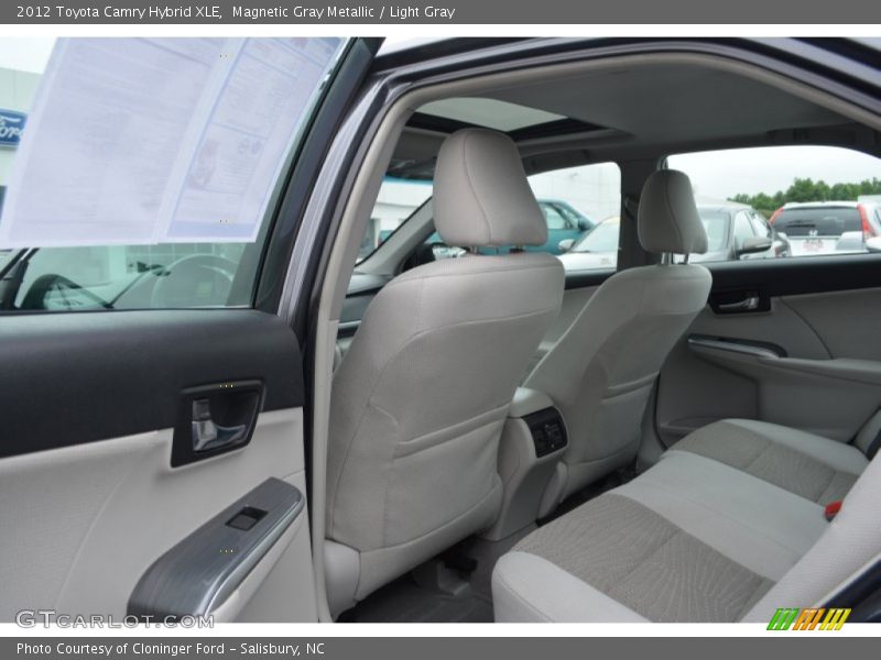 Magnetic Gray Metallic / Light Gray 2012 Toyota Camry Hybrid XLE