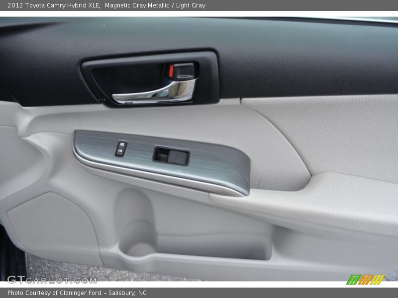 Magnetic Gray Metallic / Light Gray 2012 Toyota Camry Hybrid XLE