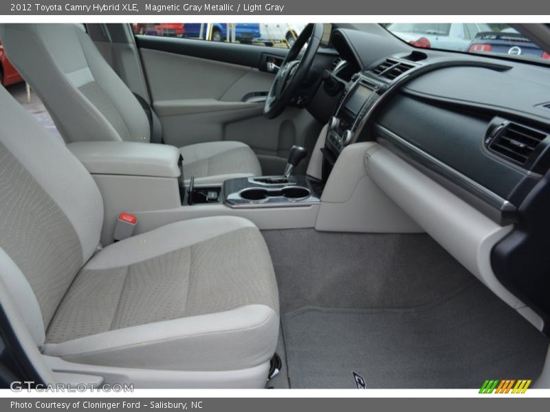 Magnetic Gray Metallic / Light Gray 2012 Toyota Camry Hybrid XLE