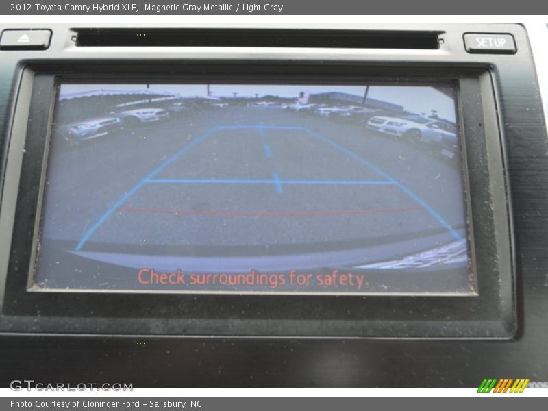 Magnetic Gray Metallic / Light Gray 2012 Toyota Camry Hybrid XLE