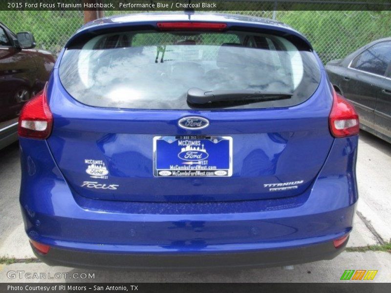 Performance Blue / Charcoal Black 2015 Ford Focus Titanium Hatchback