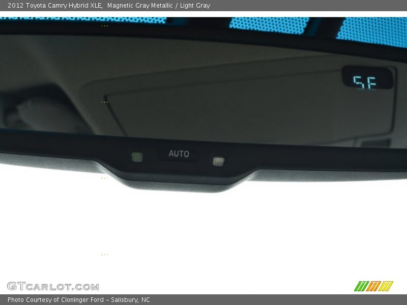 Magnetic Gray Metallic / Light Gray 2012 Toyota Camry Hybrid XLE