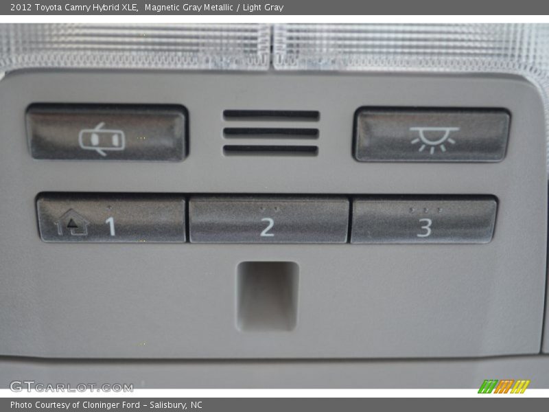Magnetic Gray Metallic / Light Gray 2012 Toyota Camry Hybrid XLE