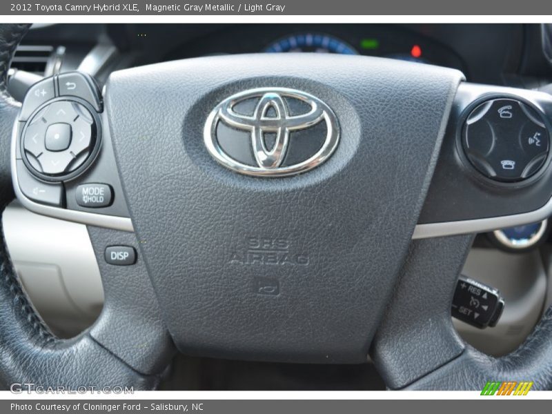 Magnetic Gray Metallic / Light Gray 2012 Toyota Camry Hybrid XLE