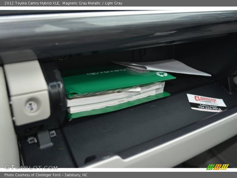 Magnetic Gray Metallic / Light Gray 2012 Toyota Camry Hybrid XLE