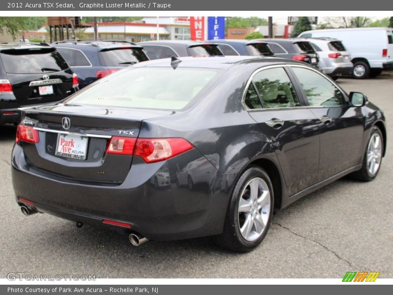 Graphite Luster Metallic / Taupe 2012 Acura TSX Sedan