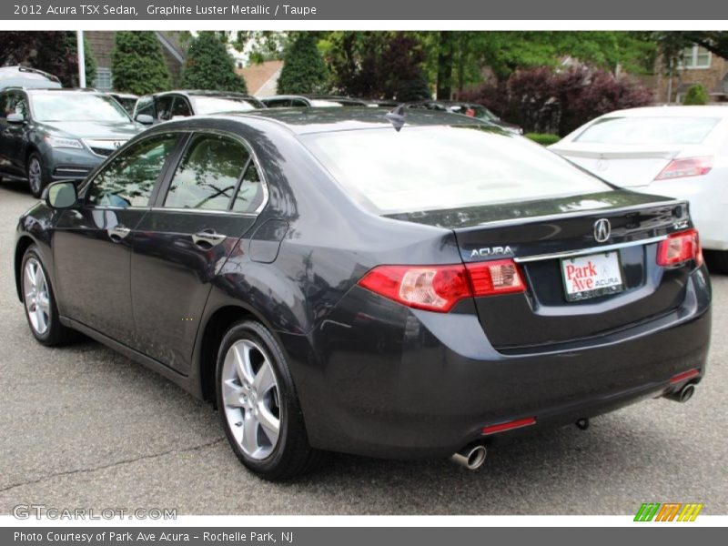Graphite Luster Metallic / Taupe 2012 Acura TSX Sedan