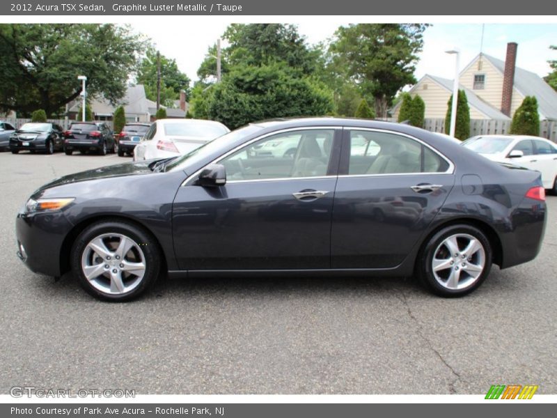 Graphite Luster Metallic / Taupe 2012 Acura TSX Sedan