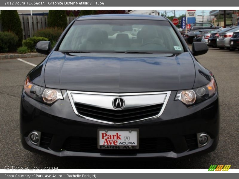 Graphite Luster Metallic / Taupe 2012 Acura TSX Sedan