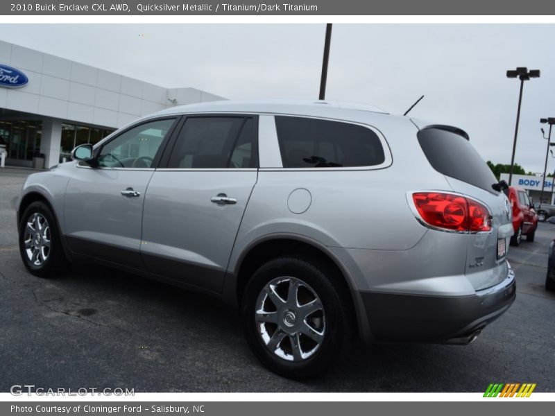 Quicksilver Metallic / Titanium/Dark Titanium 2010 Buick Enclave CXL AWD