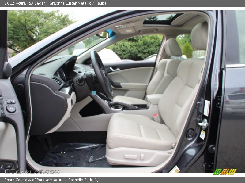 Graphite Luster Metallic / Taupe 2012 Acura TSX Sedan