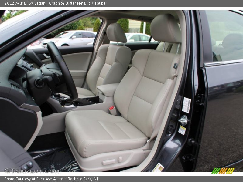 Graphite Luster Metallic / Taupe 2012 Acura TSX Sedan