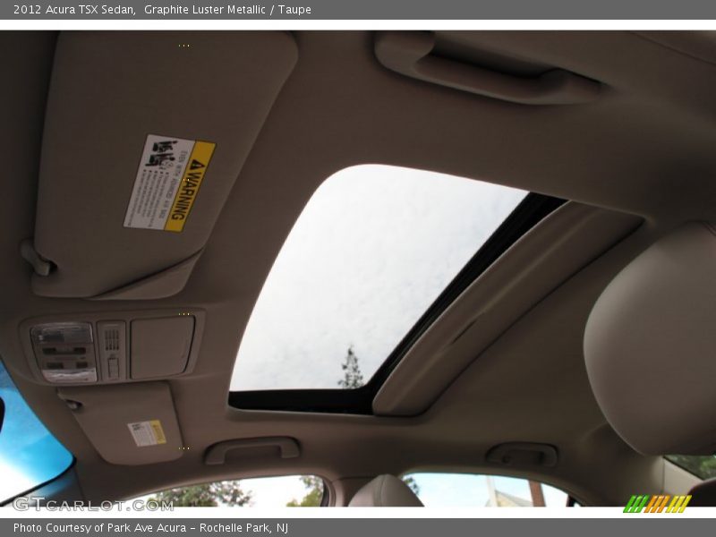 Graphite Luster Metallic / Taupe 2012 Acura TSX Sedan
