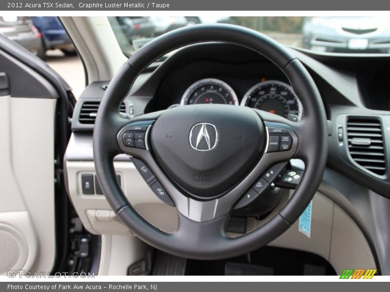 Graphite Luster Metallic / Taupe 2012 Acura TSX Sedan