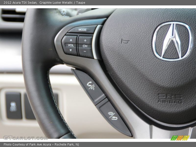 Graphite Luster Metallic / Taupe 2012 Acura TSX Sedan