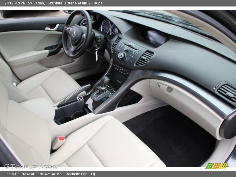 Graphite Luster Metallic / Taupe 2012 Acura TSX Sedan