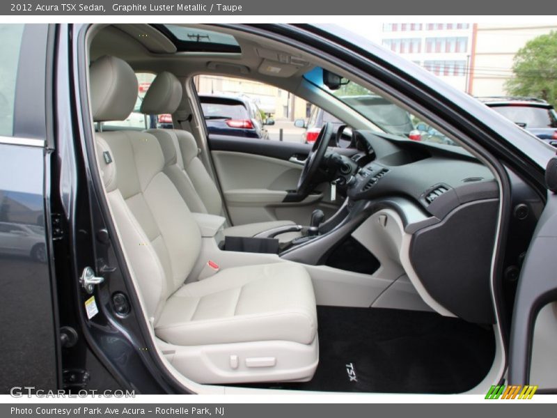 Graphite Luster Metallic / Taupe 2012 Acura TSX Sedan