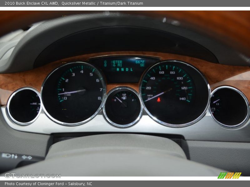 Quicksilver Metallic / Titanium/Dark Titanium 2010 Buick Enclave CXL AWD