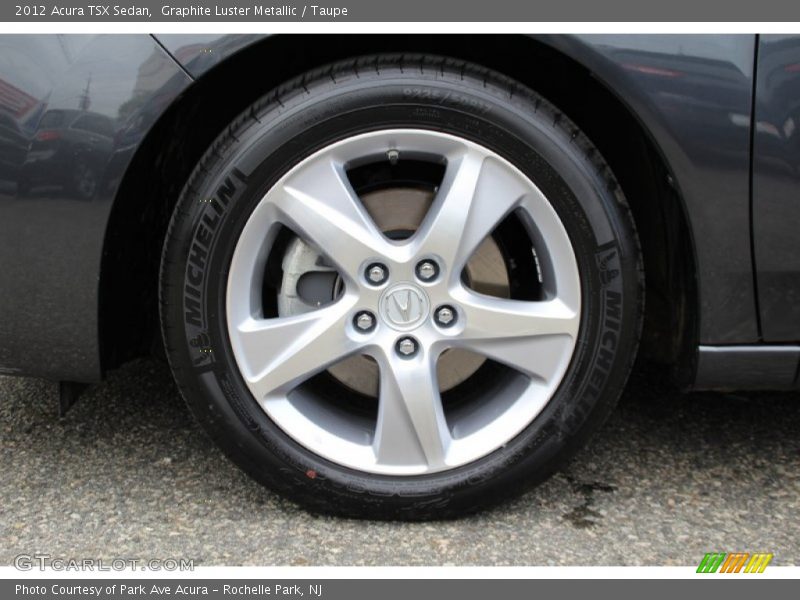 Graphite Luster Metallic / Taupe 2012 Acura TSX Sedan