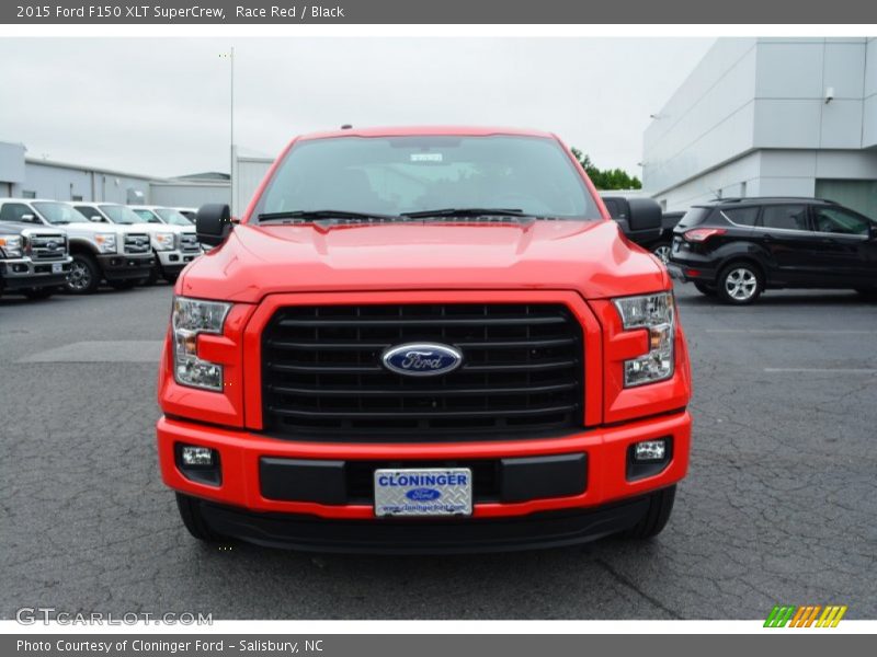 Race Red / Black 2015 Ford F150 XLT SuperCrew