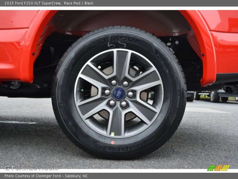 Race Red / Black 2015 Ford F150 XLT SuperCrew