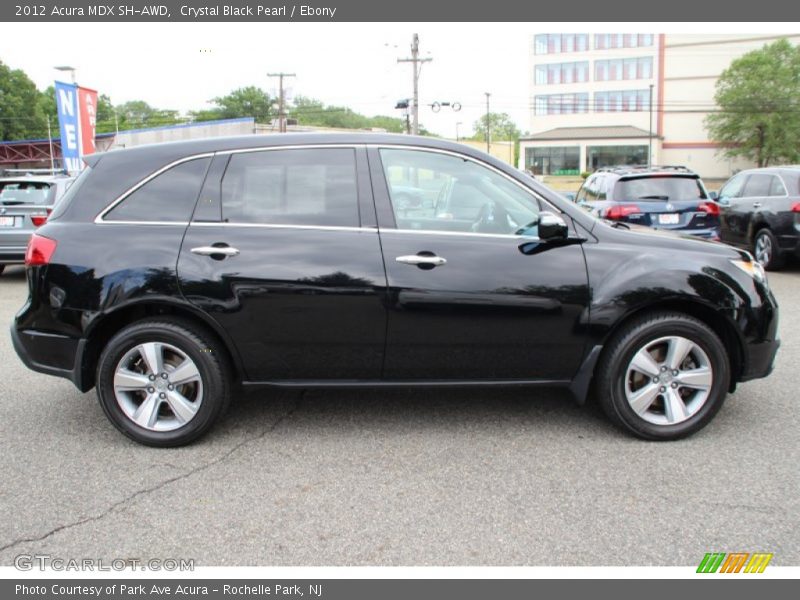 Crystal Black Pearl / Ebony 2012 Acura MDX SH-AWD