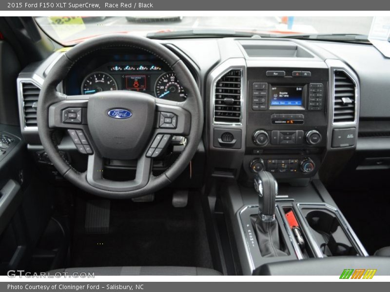 Race Red / Black 2015 Ford F150 XLT SuperCrew