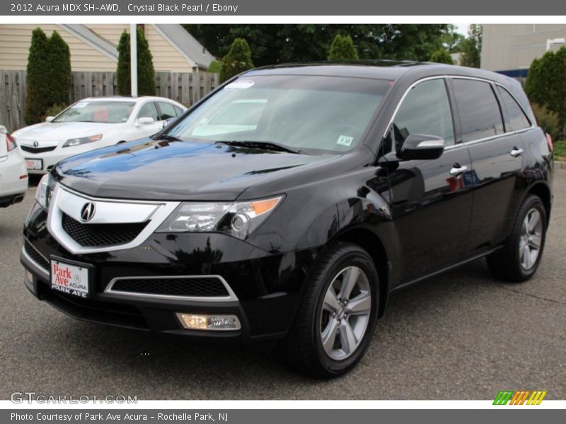 Crystal Black Pearl / Ebony 2012 Acura MDX SH-AWD