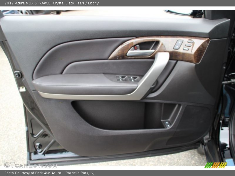 Crystal Black Pearl / Ebony 2012 Acura MDX SH-AWD