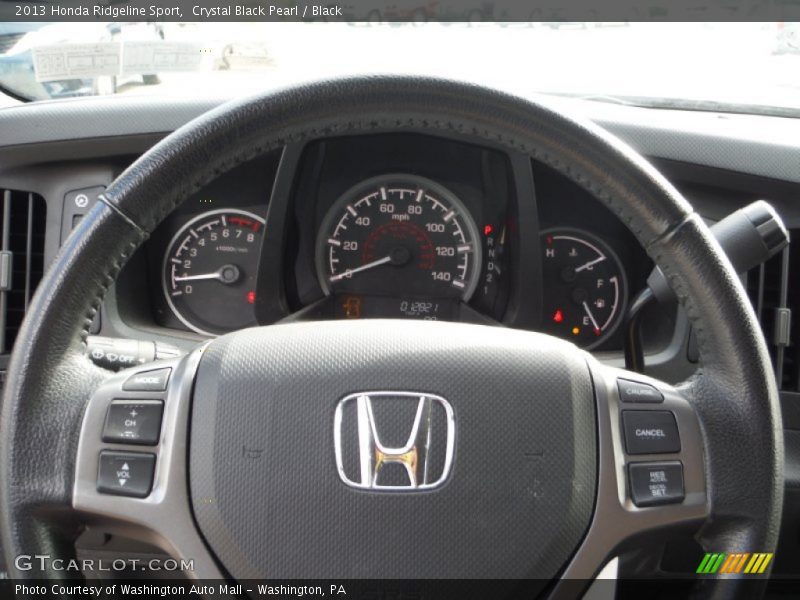 Crystal Black Pearl / Black 2013 Honda Ridgeline Sport
