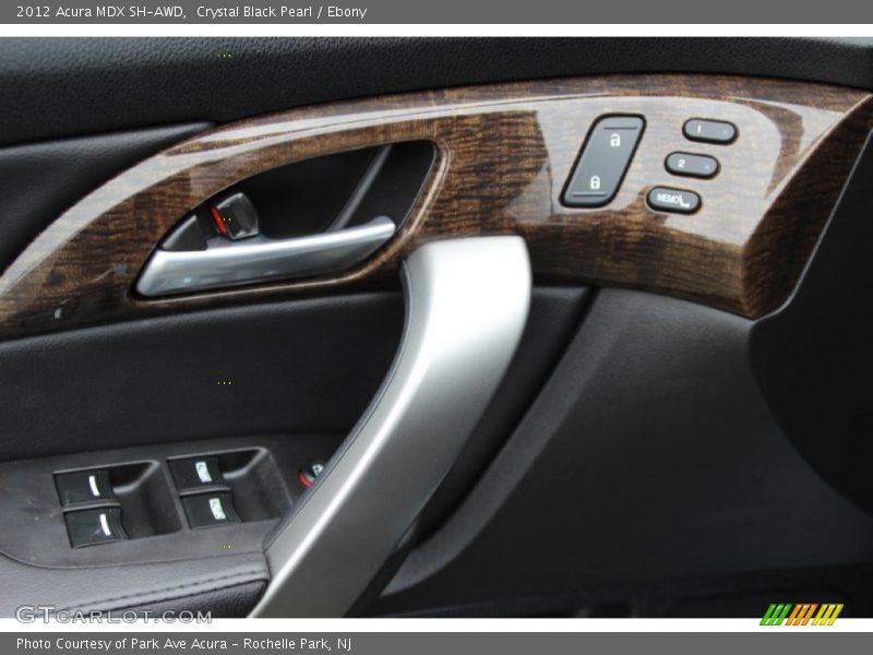 Crystal Black Pearl / Ebony 2012 Acura MDX SH-AWD