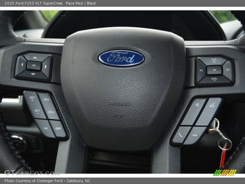 Race Red / Black 2015 Ford F150 XLT SuperCrew