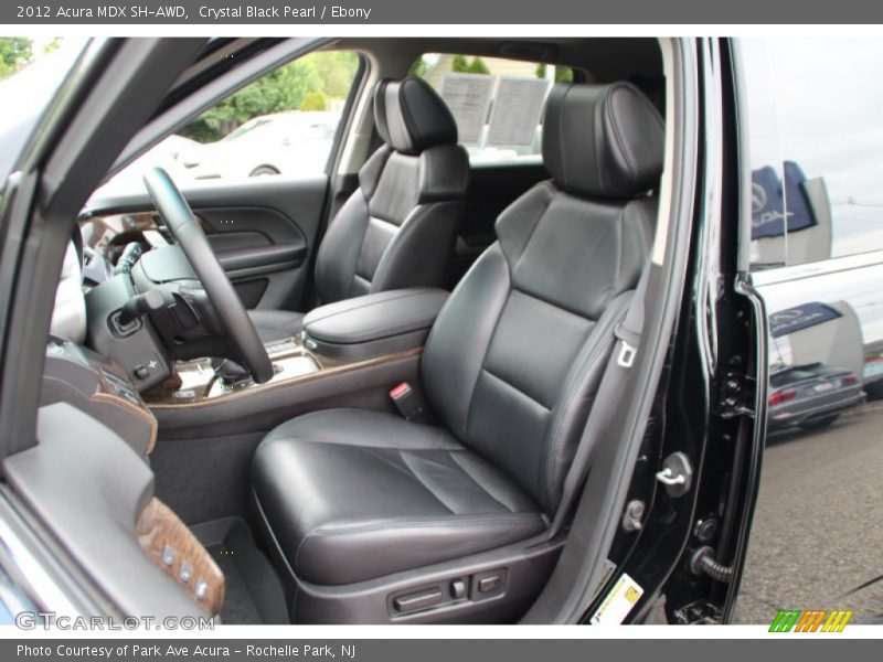 Crystal Black Pearl / Ebony 2012 Acura MDX SH-AWD