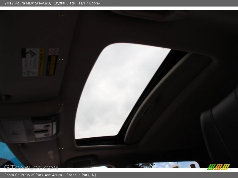 Crystal Black Pearl / Ebony 2012 Acura MDX SH-AWD